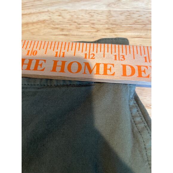 J Crew Slim Wide Leg Pant Olive Green Women's 27 - Picture 10 of 10